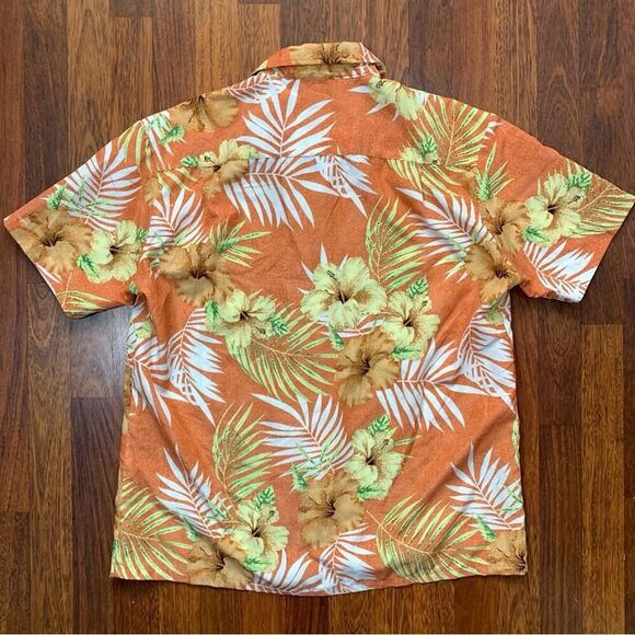 Stitch Hawaiian Tropical Short Sleeve Shirt 100% Polyester Men's Size L - Picture 2 of 5